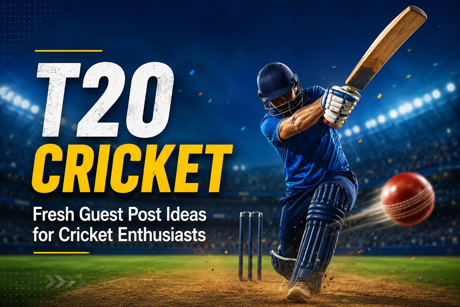 T20 Cricket: Fresh Guest Post Ideas for Cricket Enthusiasts